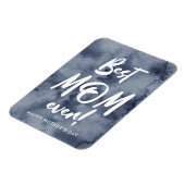 Blauwe Waterverf Splash Beste Moeder Moederdag Magneet (Linkerzijde)