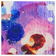 Blauwe Waterverf Tie Dye Splashes Abstract schilde