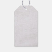 Blauwe Waterverf ventilator Cadeaulabel (Achterkant)