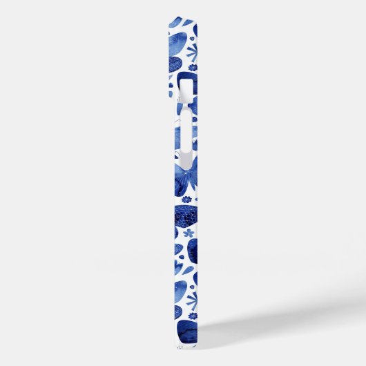 Blauwe Waterverf voor vlinder Case-Mate iPhone Case (Achterkant / Links)