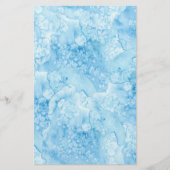 Blauwe Waterverf Zee Life Artisan Soap Wrap (Voorkant)