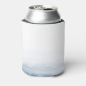 Blauwe watervlek op het meer | Gepersonaliseerde P Blikjeskoeler (Blikje Achterkant)