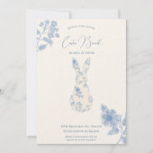 Blauwe wc Pasen Kaart (Voorkant)