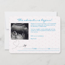 Blauwe Wereldbol Paspoort Reis Baby Shower