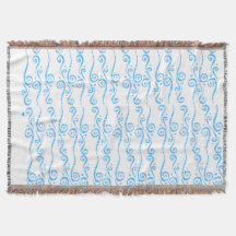 Blauwe Wervels Fleece Dekbed