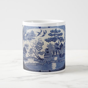 Blauwe wilde grote Mok