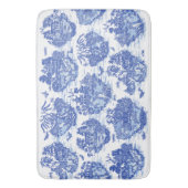 Blauwe wilde konijn Deer Fox Bird Toile Art Badmat (Voorkant Verticaal)