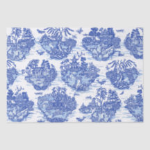 Blauwe wilde konijn Deer Fox Bird Toile Art