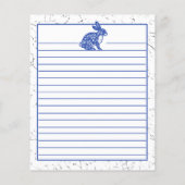 Blauwe wilde konijn uit keuken van de douane (Achterkant)