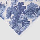 Blauwe wilde ontkoppeling tissuepapier (Detail)