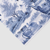 Blauwe wilde vasbloem tissuepapier (Detail)