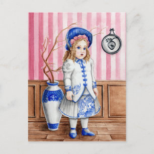 Blauwe Wilg Bru Briefkaart