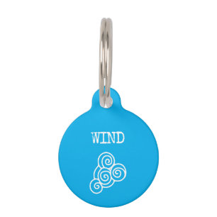 Blauwe Wind Huisdier Naam en Telefoon Huisdierpenning