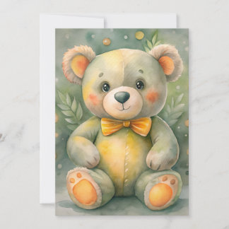 Blauwe Winter met Herten Kaart