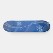 Blauwe Winter Skateboard (Horizontaal)