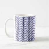 BLAUWE & WITTE BREI Witte Mok (Links)