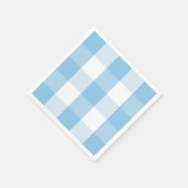 Blauwe witte buffeldoos servet (Hoek)