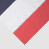 Blauwe witte en rode strepen strips tissuepapier (Detail)