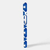 Blauwe witte Griekse driekleppige tegel Case-Mate iPhone Case (Achterkant / Links)