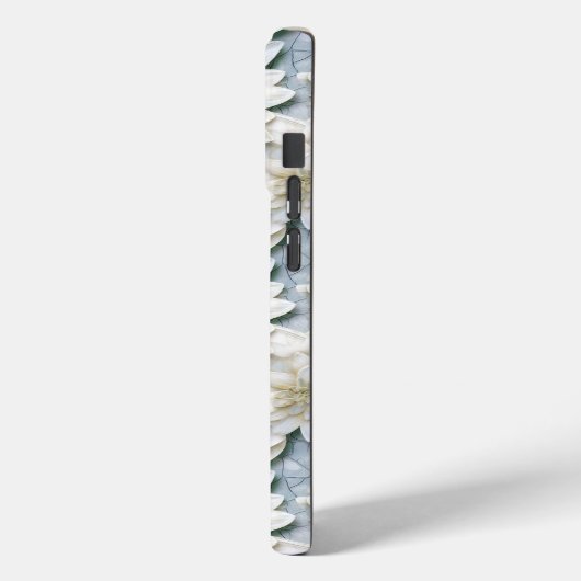 Blauwe witte lotusbloemen Case-Mate iPhone case (Achterkant / Links)