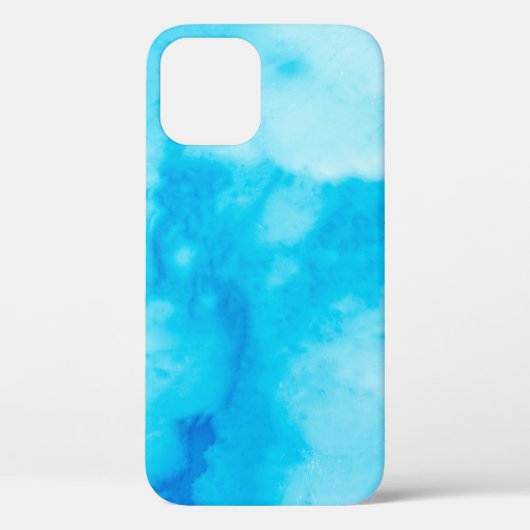 Blauwe witte marmer met natuurlijke patronaatsstru Case-Mate iPhone case (Achterkant)