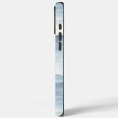 Blauwe witte sneeuwvlokken Case-Mate iPhone case (Achterkant / Links)