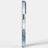 Blauwe witte sneeuwvlokken Case-Mate iPhone case (Achterkant / Rechts)