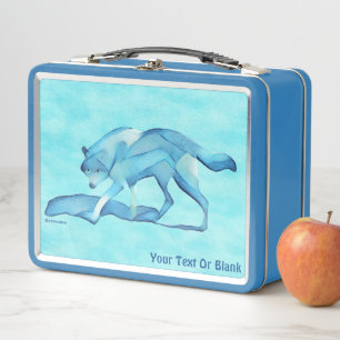 Blauwe Wolf In Sneeuw