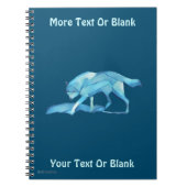 Blauwe Wolf Notitieboek (Voorkant)