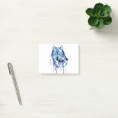 Blauwe wolf post-it® notes (Kantoor)