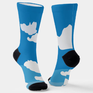 blauwe wolk sokken
