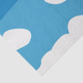 blauwe wolk tissuepapier (Detail)