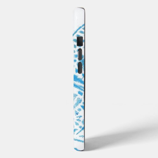 Blauwe zakdoek Case-Mate iPhone case (Achterkant / Links)