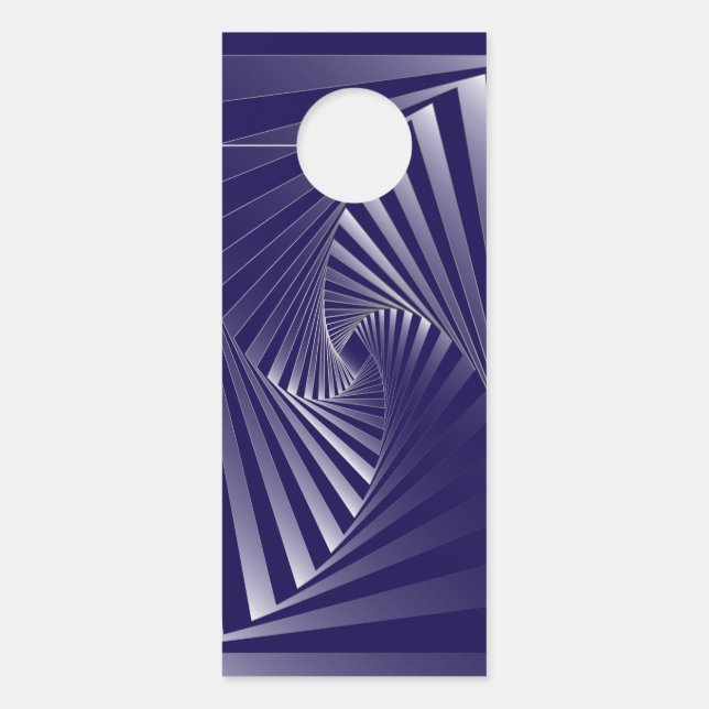 blauwe zebra geometrie (Voorkant)