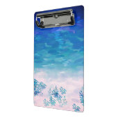 Blauwe Zee Beach Mini Klembord (Angled2)