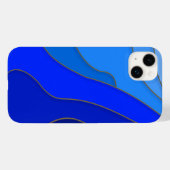 blauwe zeebodem Case-Mate iPhone case (Achterkant (horizontaal))