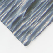 Blauwe zeedeken van de Heron Fleece Deken (Hoek)