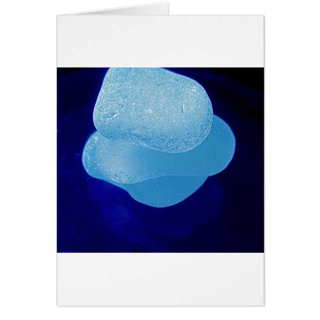 Blauwe Zeeen glazen reflecties (Voorkant)