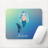 Blauwe Zeemeermin Muismat (Met muis)