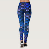  blauwe zeemeervis leggings (Achterkant)