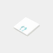 Blauwe Zeepaardjes tekenen kunst Post-it Notities Post-it® Notes (Schuin)