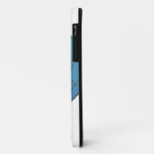 Blauwe Zeeschelp Mozaïek Case-Mate iPhone Case (Achterkant/links)