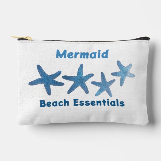 Blauwe zeesterren strand Essentials nautisch wit Etui (Voorkant)