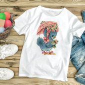  blauwe zeevogel sneller Hallo T-shirt