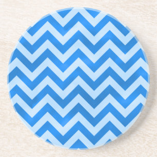 Blauwe Zigzag Zandsteen Onderzetter