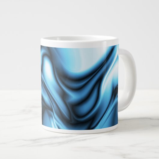 Blauwe Zijde Extra Grote Beker (Voorkant rechts)
