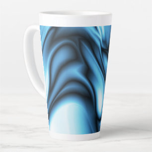 Blauwe Zijde golf Latte Mok
