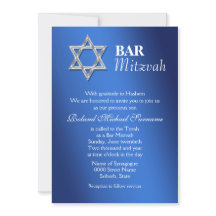 Blauwe zilveren bar mitzvah viering #2