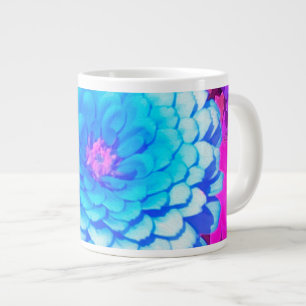 Blauwe Zinnia in de Paarse zomertuin Extra Grote Beker