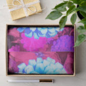  Blauwe Zinnia in de Paarse zomertuin Tissuepapier (Geschenk)